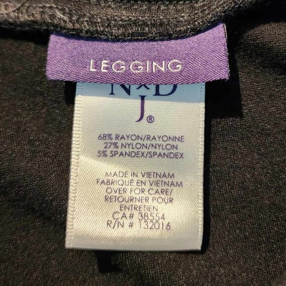 NYDJ black Lift & Tuck Technology high waist leggings - Picture 5 of 10